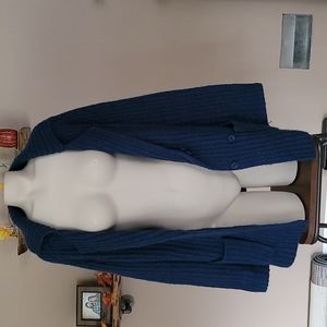 Vintage Blue Button Cardigan